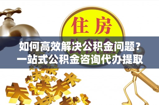 雁塔如何高效解决公积金问题？一站式公积金咨询代办提取服务全解析