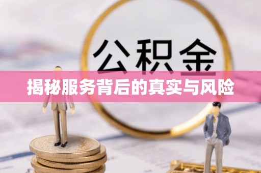 雁塔揭秘服务背后的真实与风险
