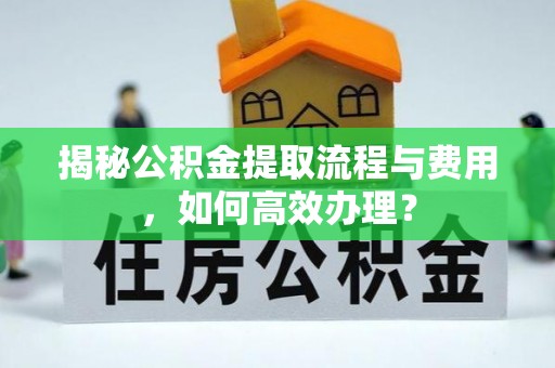雁塔揭秘公积金提取流程与费用，如何高效办理？