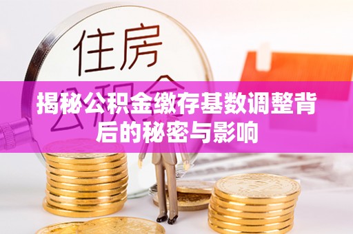 雁塔揭秘公积金缴存基数调整背后的秘密与影响